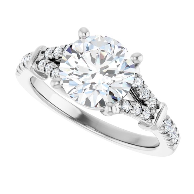 Accented Engagement Ring