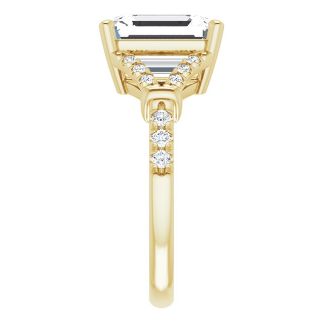 Accented Engagement Ring