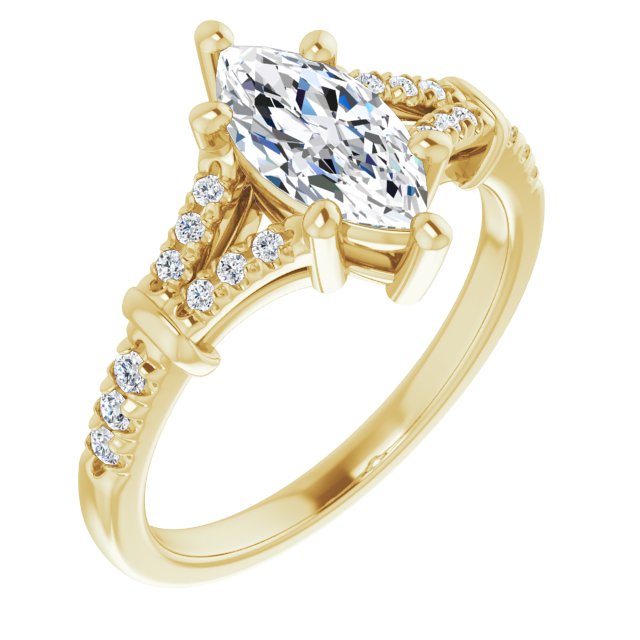 Accented Engagement Ring