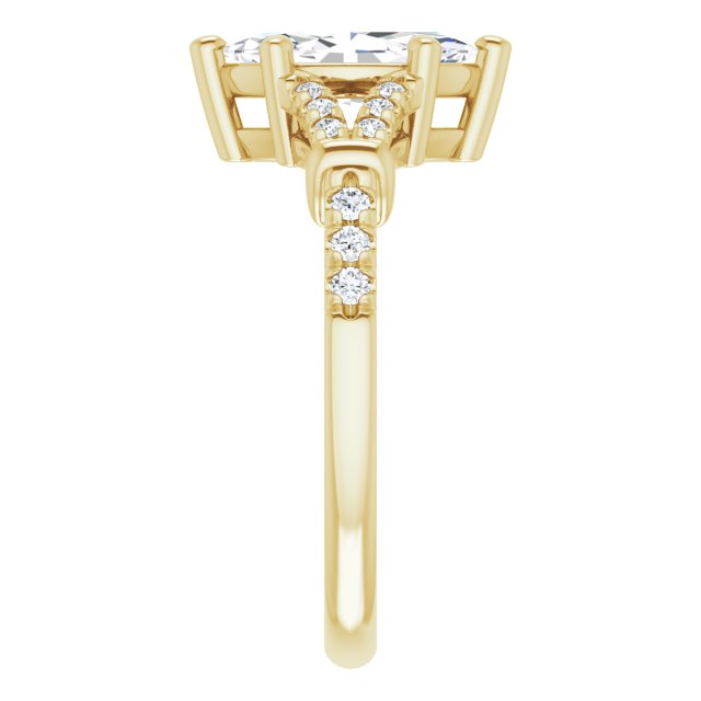 Accented Engagement Ring