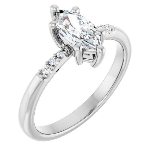 Accented Engagement Ring