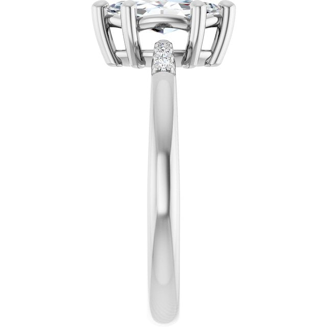 Accented Engagement Ring