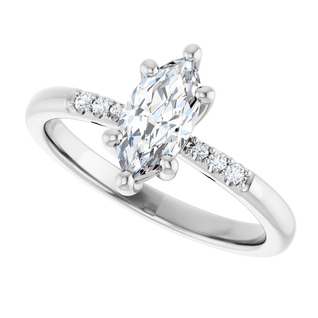Accented Engagement Ring