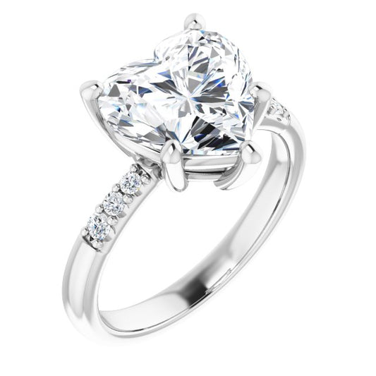 Accented Engagement Ring