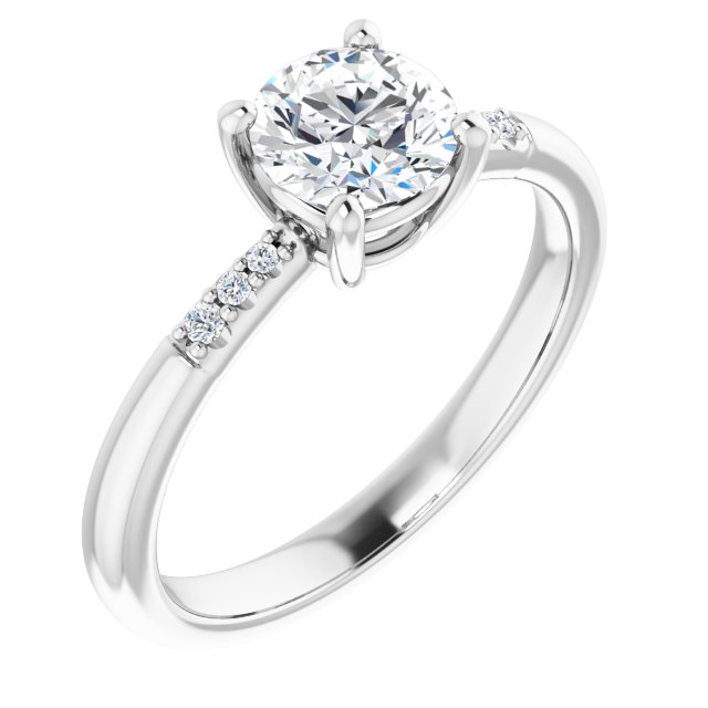 Accented Engagement Ring