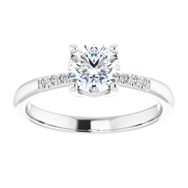 Accented Engagement Ring