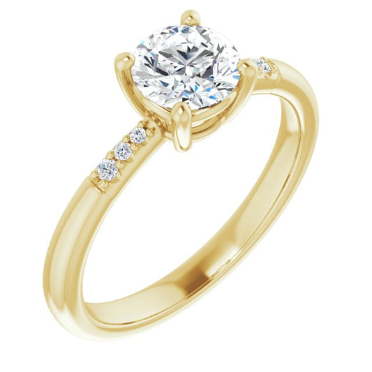 Accented Engagement Ring