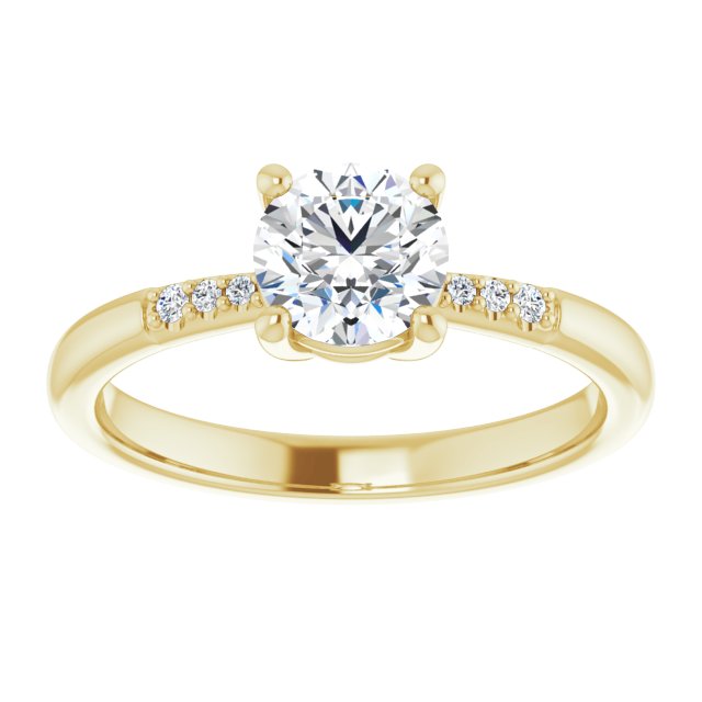Accented Engagement Ring