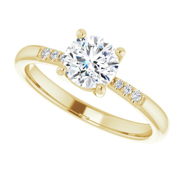 Accented Engagement Ring