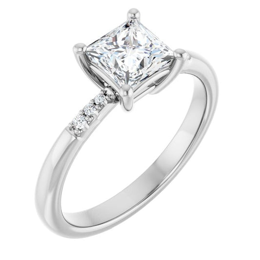 Accented Engagement Ring