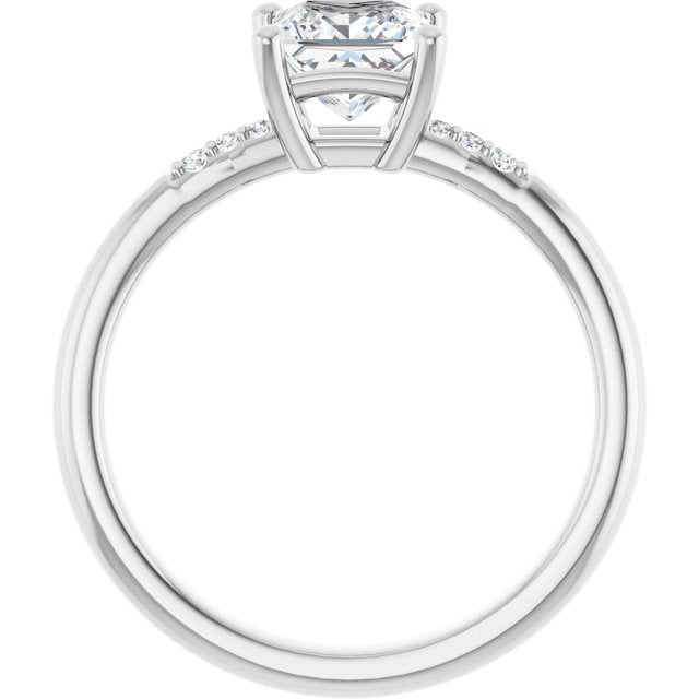 Accented Engagement Ring