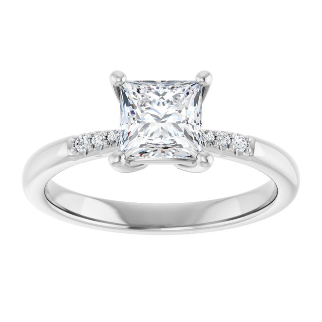 Accented Engagement Ring