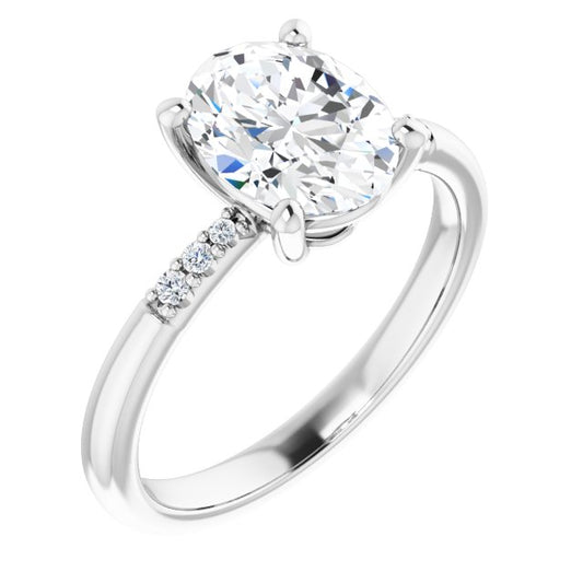 Accented Engagement Ring