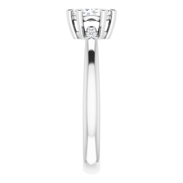 Accented Engagement Ring