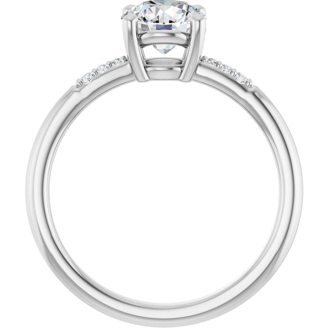 Accented Engagement Ring