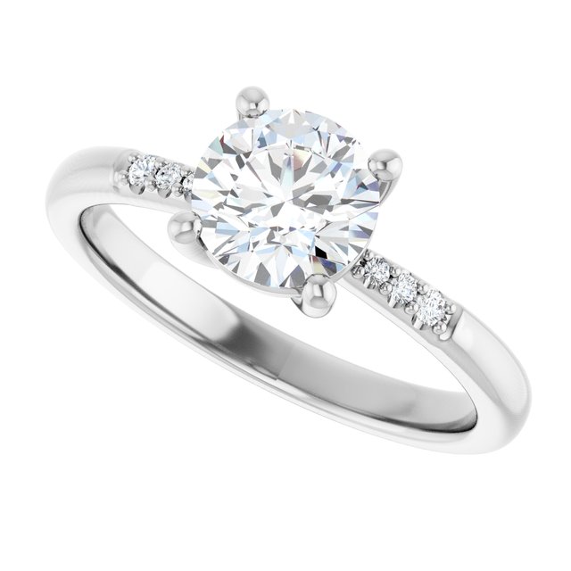 Accented Engagement Ring