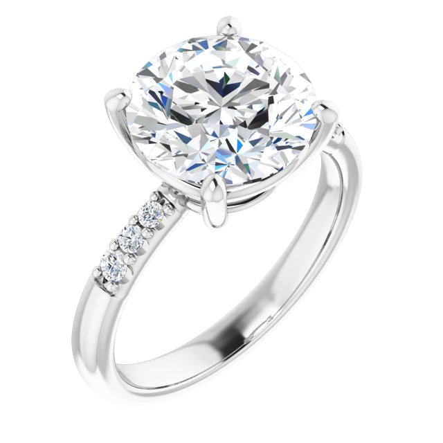 Accented Engagement Ring