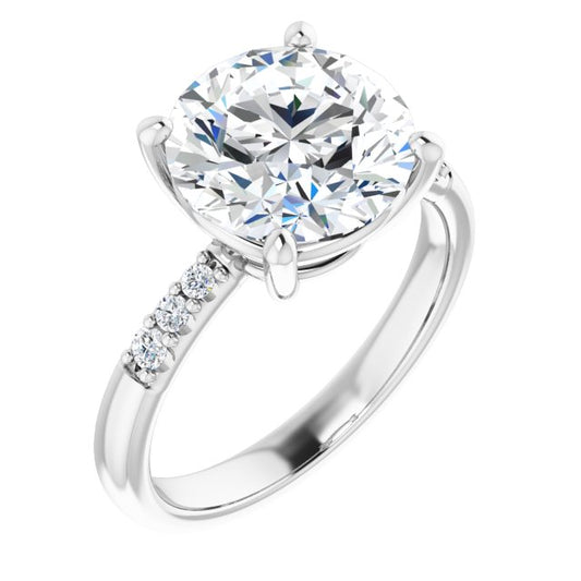 Accented Engagement Ring
