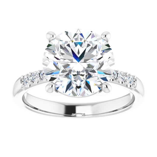 Accented Engagement Ring