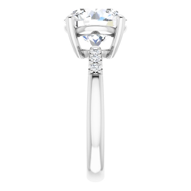 Accented Engagement Ring