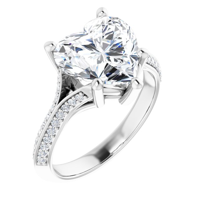 Accented Engagement Ring