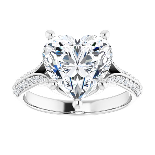 Accented Engagement Ring
