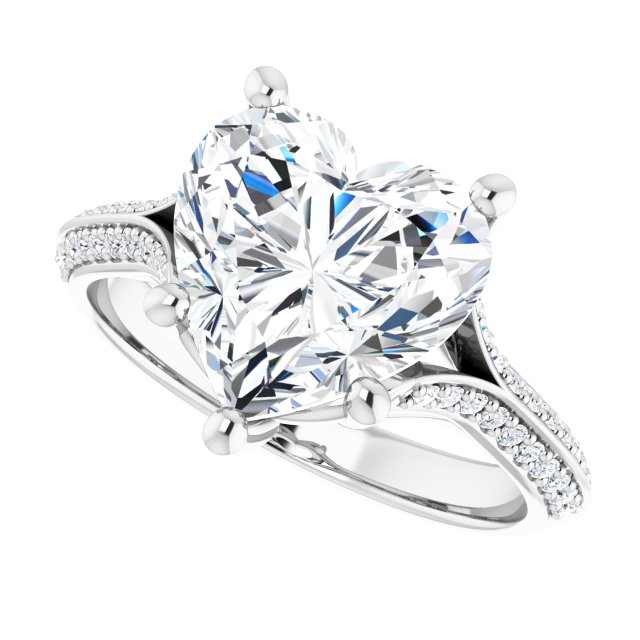 Accented Engagement Ring