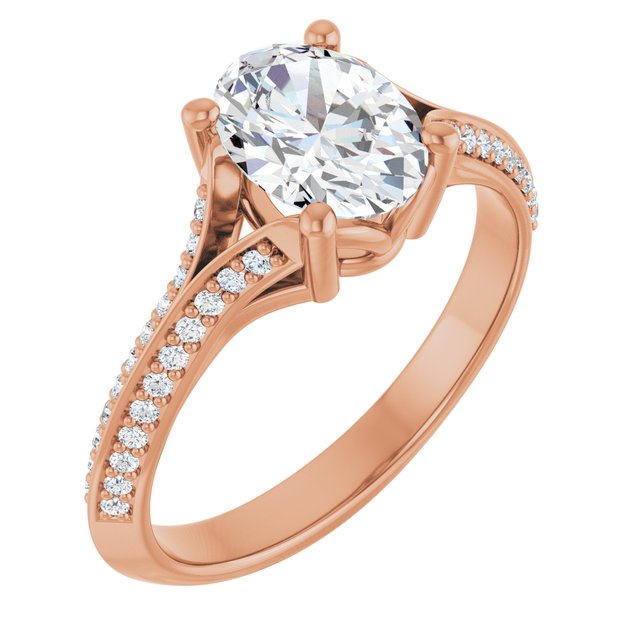 Accented Engagement Ring