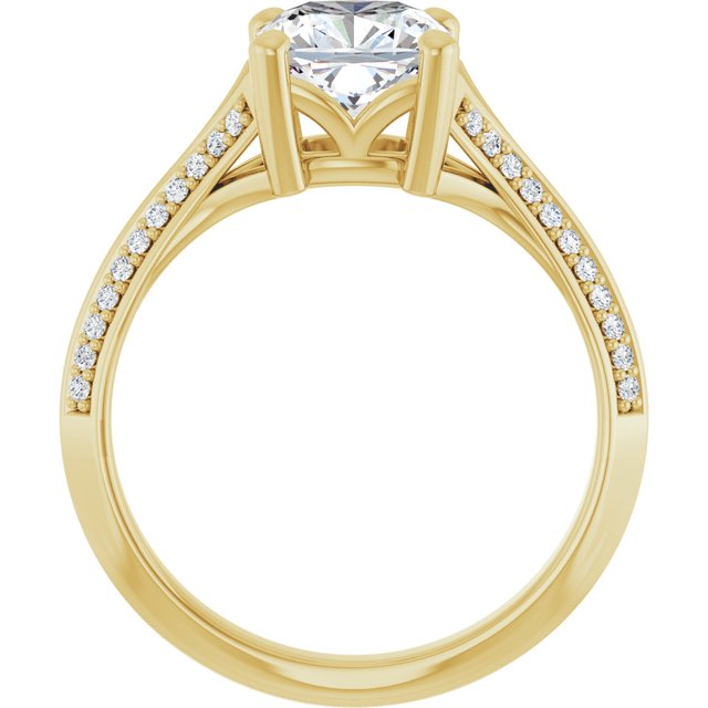 Accented Engagement Ring