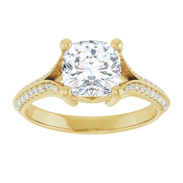Accented Engagement Ring