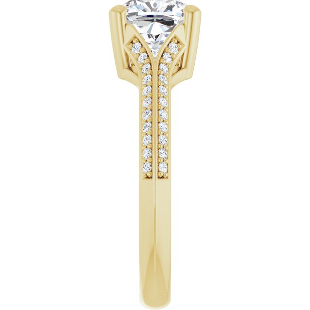 Accented Engagement Ring