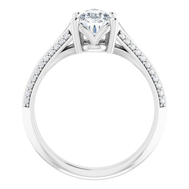 Accented Engagement Ring