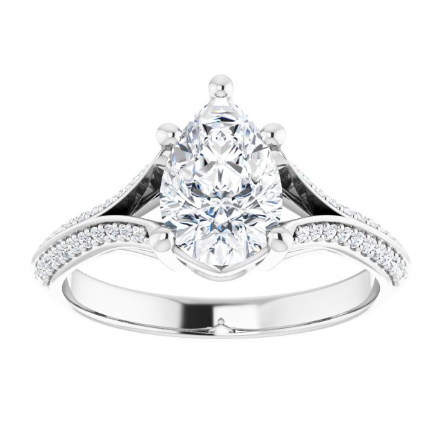 Accented Engagement Ring