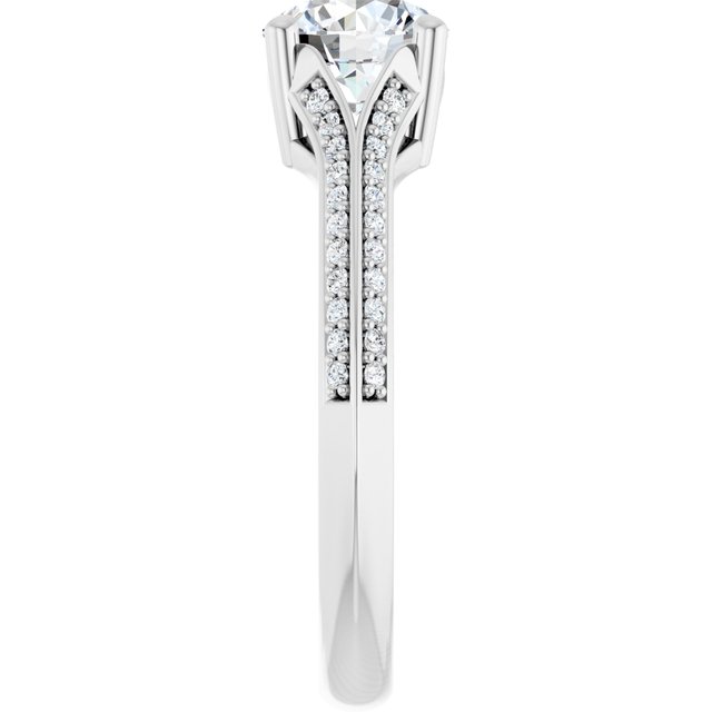 Accented Engagement Ring