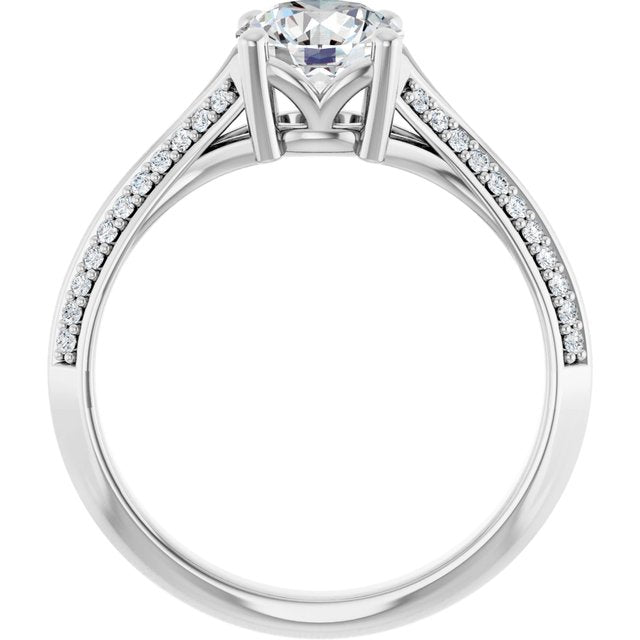 Accented Engagement Ring