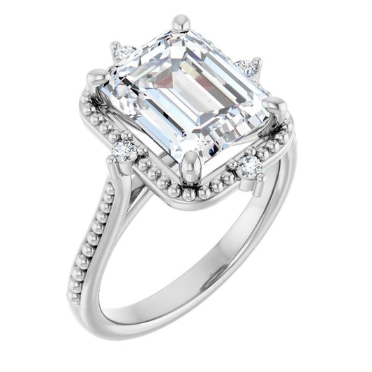 Accented Engagement Ring