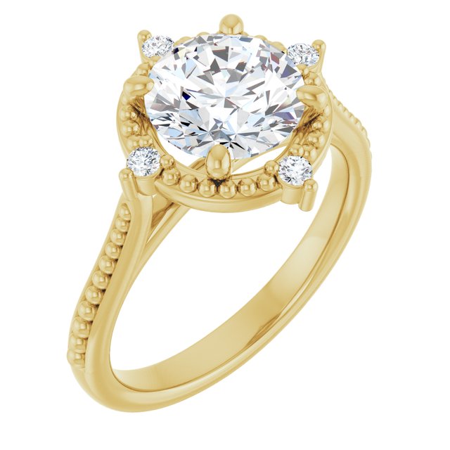 Accented Engagement Ring