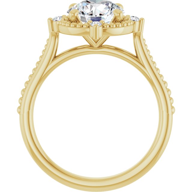 Accented Engagement Ring
