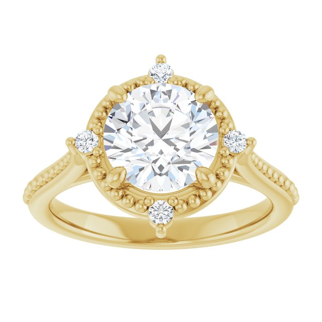 Accented Engagement Ring