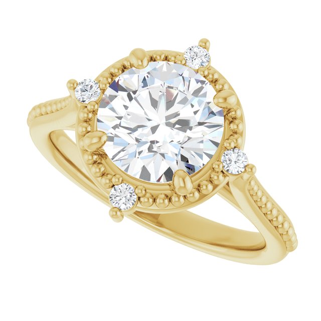 Accented Engagement Ring