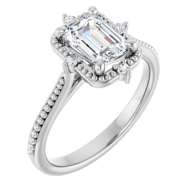 Accented Engagement Ring