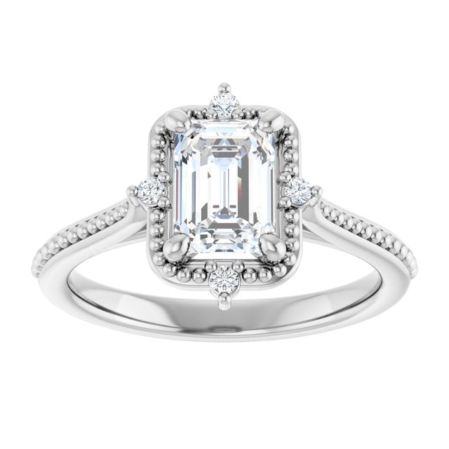 Accented Engagement Ring