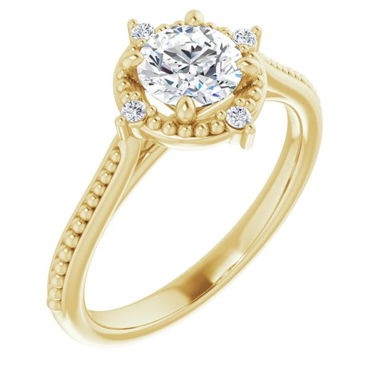Accented Engagement Ring