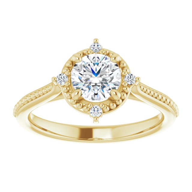 Accented Engagement Ring