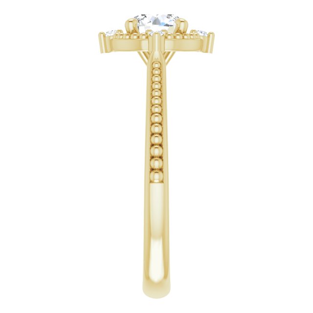 Accented Engagement Ring