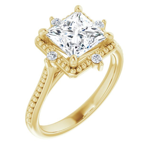 Accented Engagement Ring