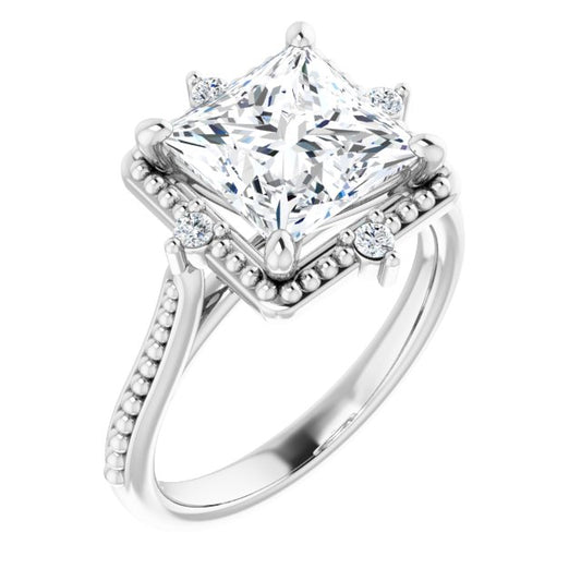 Accented Engagement Ring