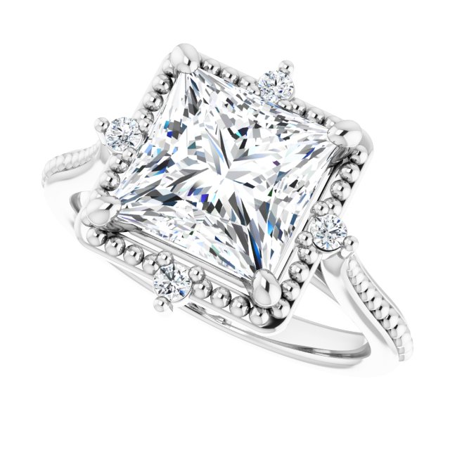 Accented Engagement Ring
