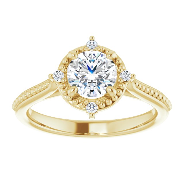 Accented Engagement Ring