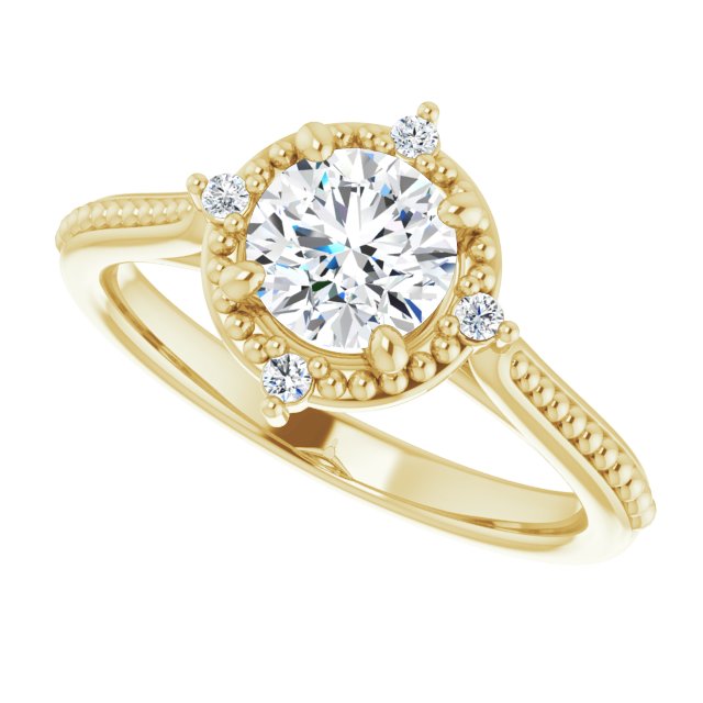 Accented Engagement Ring